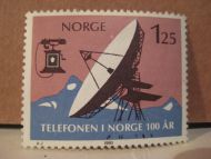Telefonen i Norge 100 år. Kr 1.25