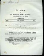 1886,nr 026, Circulære fra Den Kongelige Norske Regjerings Departement for det Indre. Poststyrelsen.