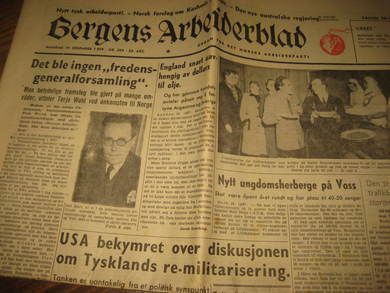 1949 nr 294 19 desember Bergens Arbeiderblad