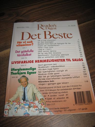 1992 nr 011 Det Beste fra Readers Digest