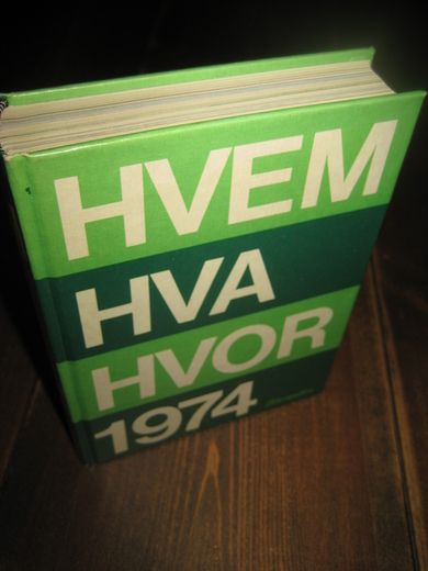 1974 HVEM HVA HVOR