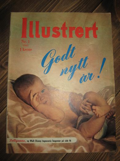 1961 nr 001 Illustrert Ny Walt Disney serie POLYANNA starter i dette nummer