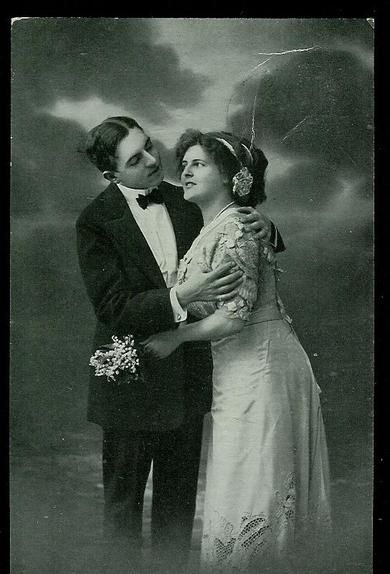 Pent postkort fra tidleg 1900