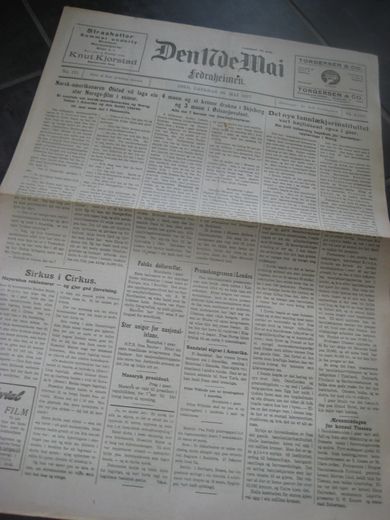1927 nr 121 Den 17de Mai