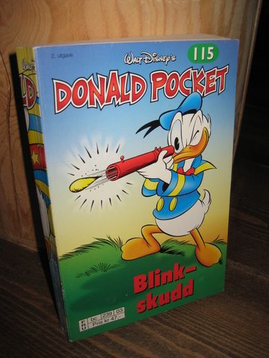 2004 nr 115 2 UTGAVE DONALD POCKET Blink skudd