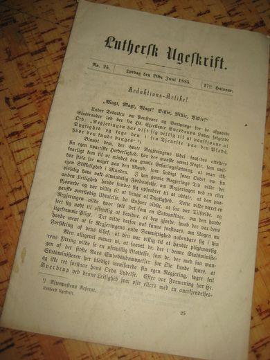 1885 nr 025 Luthersk Ugetidskrift