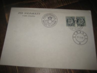 POSTVEITRIMMEN BERGEN- TRONDHEIM 21 5 1981