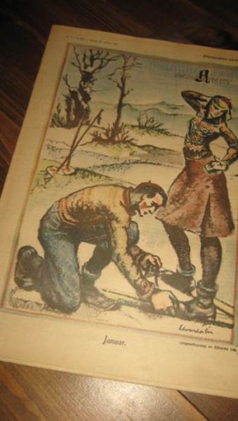 1932 nr 003 A MAGASINET Originaltegning for A Magasinet av Edvarda Lie