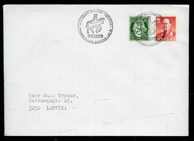 1973 9 10 RYTTERPOST DRAMMEN LIERBYEN DRAMMEN OG OMEGN RIDEKLUBB