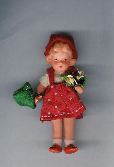 Strøken dokke fra 40-50 tallet