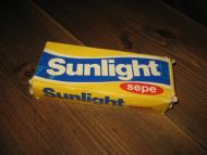 Pakke med ubrukt innhold, SUNLIGHT sepe, 70 tallet. 