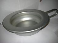 Gammelt og pent bekken i metall Høyang 50 tallet