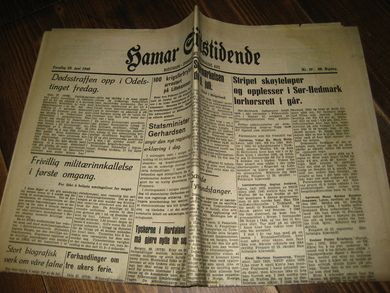 1945 nr 037 Hamar Stiftstidende