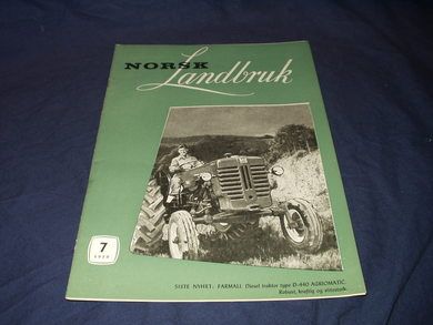 1958 nr 007 NORSK Landbruk