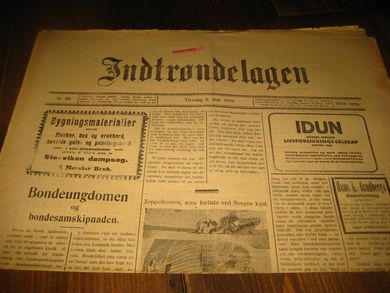 1916 nr 088 Indtrøndelagen