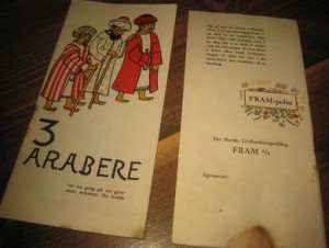 Brosjyre fra FRAM Livsforsikringsselskap, 40 tallet