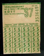 VEXLINGSKORT KØTT juli 1947