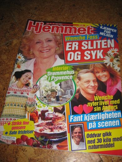 2001 nr 031 HJEMMET Wenche Foss