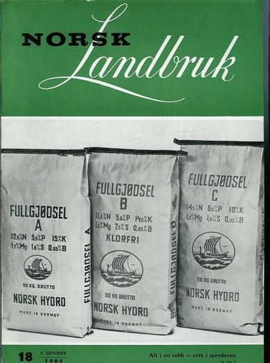 1964 nr 018 NORSK Landbruk