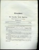 1886,nr 008, Circulære fra Den Kongelige Norske Regjerings Departement for det Indre. Poststyrelsen.