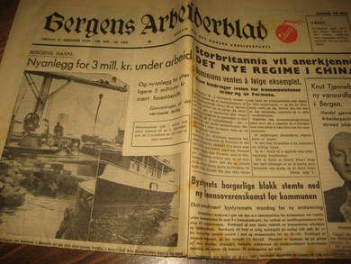 1949 nr 293 17 desember Bergens Arbeiderblad