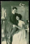 Gammelt postkort fra tidleg 1900