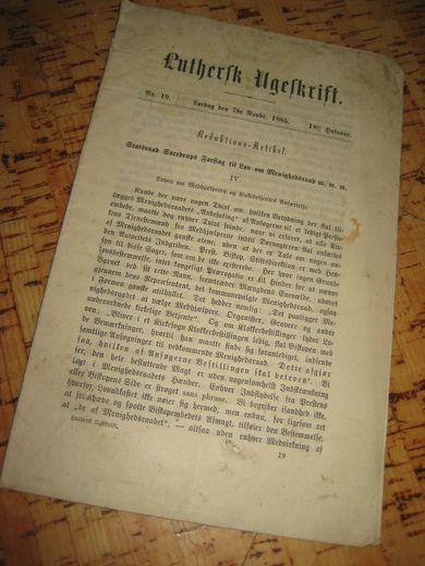 1885 nr 019 Luthersk Ugetidskrift
