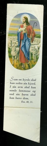 Bokmerke med religiøst motiv