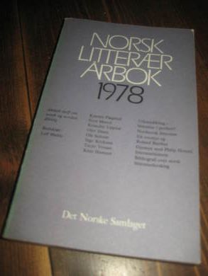NORSK LITTERATUR ÅRBOK 1978