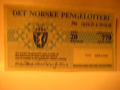 1983 Trekning 779 Nr 0021306