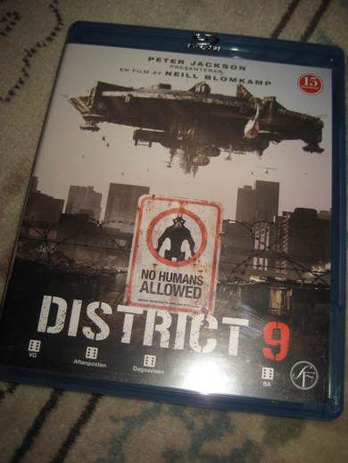 DISTRICT 9 2009 15 ÅR Sci fi Ca 2 timer