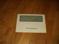 Konvolutt Festtelegram Bl nr 2005