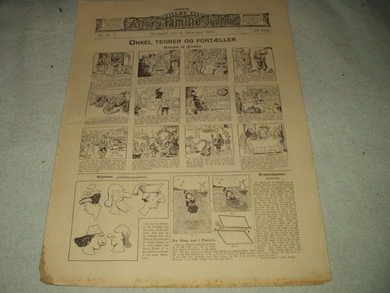 1905 nr 051 Første tillæg til Allers Familie Journal ONKEL TEGNER OG FORTELLER På baksida: En kinesisk historie