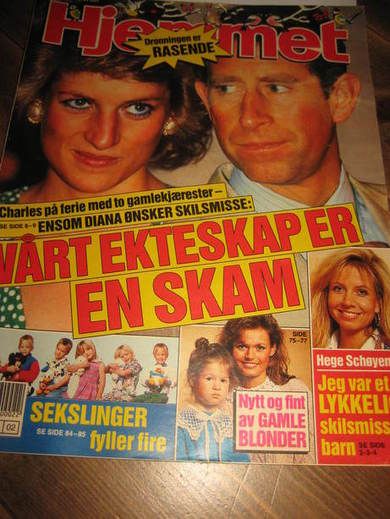 1991 nr 002 Hjemmet DIANA OG CHARLES - JULIA ROBERTS