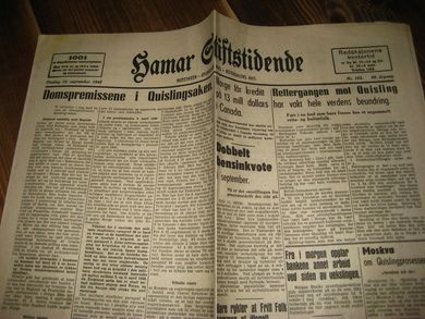 1945 nr 102 Hamar Stiftstidende