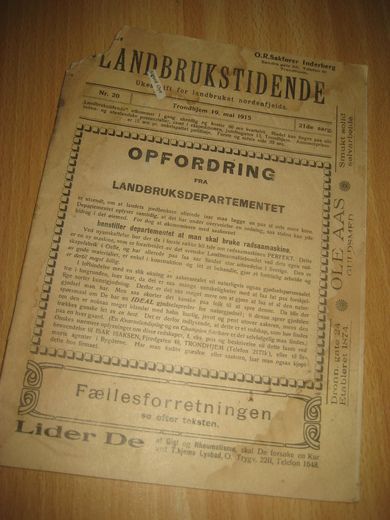 1915 nr 020 LANDBRUKSTIDENDE