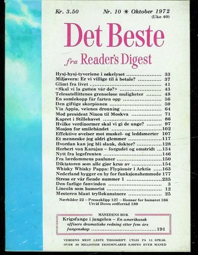 1972 nr 010 Det Beste fra Reader's Digest