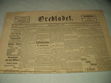 1900,nr 230, Ørebladet.