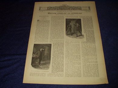 1904 nr 020 Tilæg til Allers Familie Journal MELLEM VIRKELIGT OG UVIRKELIGT Illustrerede fantastiske og romantiske Fortællinger