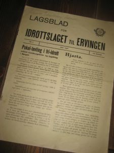 1937,nr 003, LAGSBLAD FOR IDROTTSLAGET ERVINGEN- BERGEN.