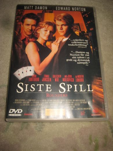 SISTE SPILL 1998 15 ÅR 121 MIN