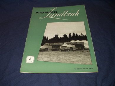 1958 nr 006 NORSK Landbruk