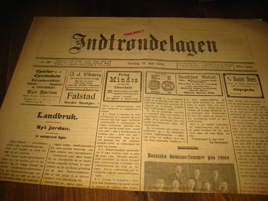 1916 nr 089 Indtrøndelagen