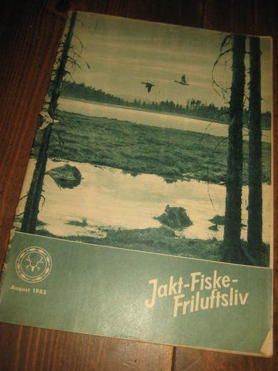 1962 AUGUST JAKT FISKE FRILUFTSLIV