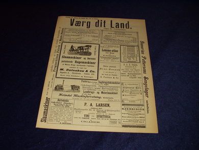 1897 nr 014 Værg dit Land