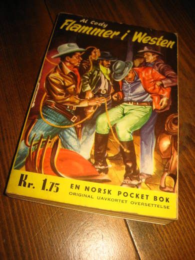 FLAMMER I WESTEN BOK NR 30 1954