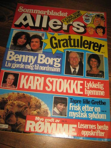1981 nr 027 Allers LILLE GRETHE BENNY BORG KONGEFAMILIEN
