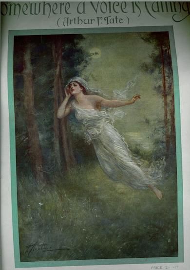 Somewhere a Voice is Calling. Valse. J.H. LARWAY. MCMXIV.