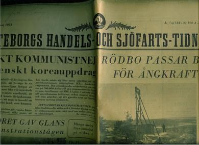 1953 nr 100 A GØTEBORG HANDELS- OCH SJØFARTS TIDNING