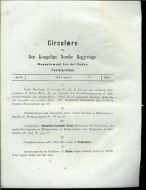 1886,nr 009, Circulære fra Den Kongelige Norske Regjerings Departement for det Indre. Poststyrelsen.